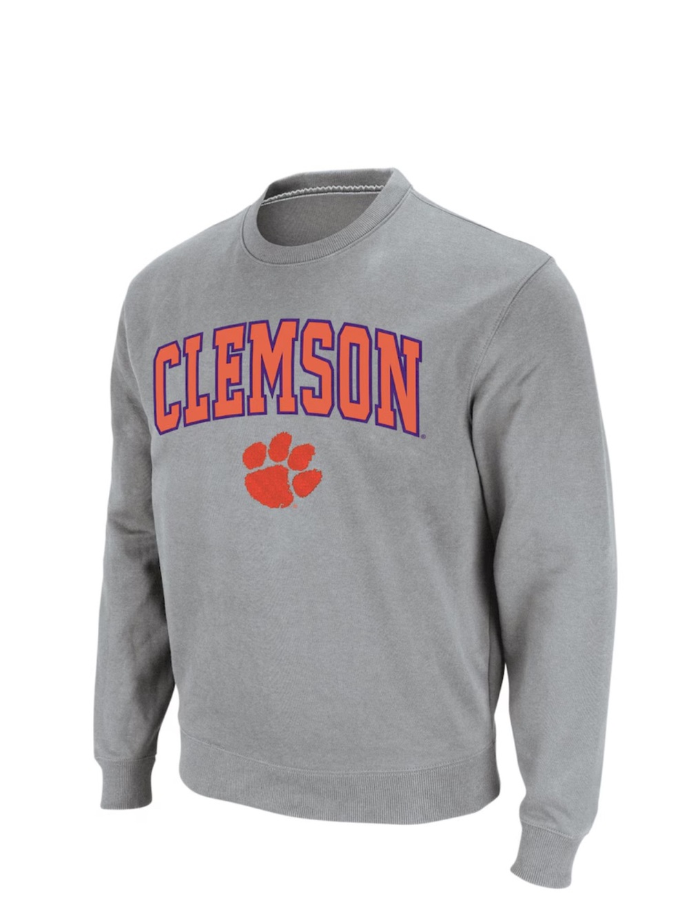 Clemson Tigers Colosseum Logo Crew Neck Sweatshirt - Heathered Gray
Mens Large